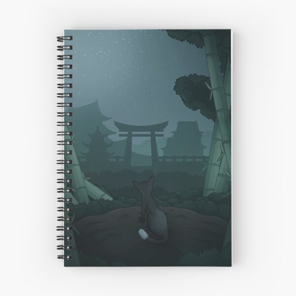 Item preview, Bosque de bambú japonés - Noche designed and sold by ArrieProject.