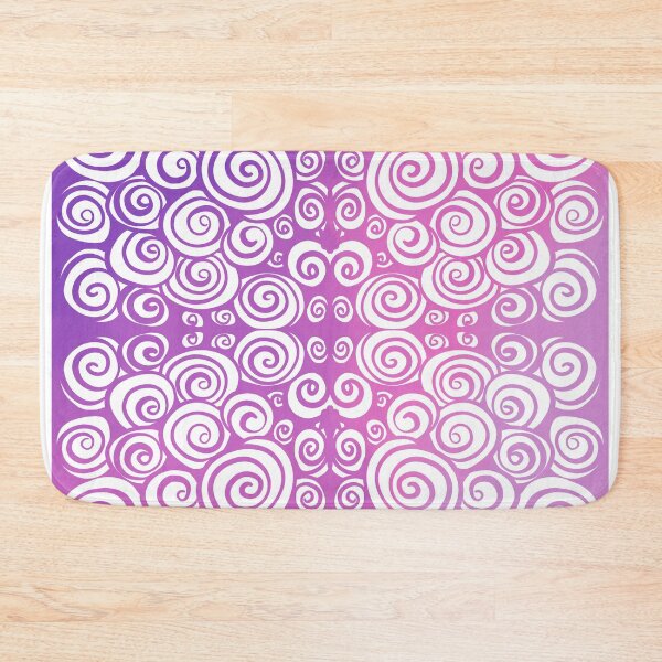 Item preview, Lilac Ombré Doodle Spirals  designed and sold by ArtishbyLisa.