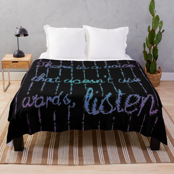 Item preview, There is a voice that doesn't use words listen 2 designed and sold by RafaelLima7.