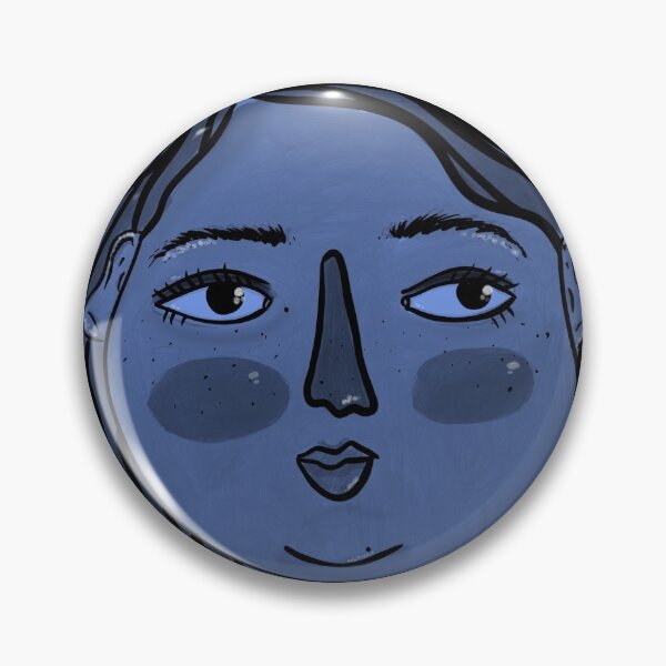 Item preview, Plus size Blue Girl Portrait designed and sold by artbylilli.