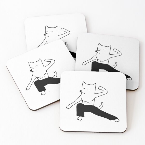 Item preview, Dog Kung fu Pose designed and sold by line-on-line.
