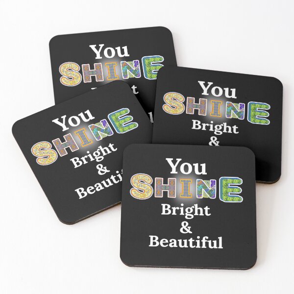 Item preview, You Shine Bright And Beautiful designed and sold by artfulnotebook.