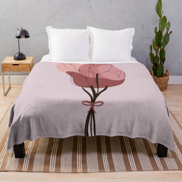 Item preview, Tulip Bouquet - Line Art - Pink, Brown, Blush designed and sold by annedesignco.