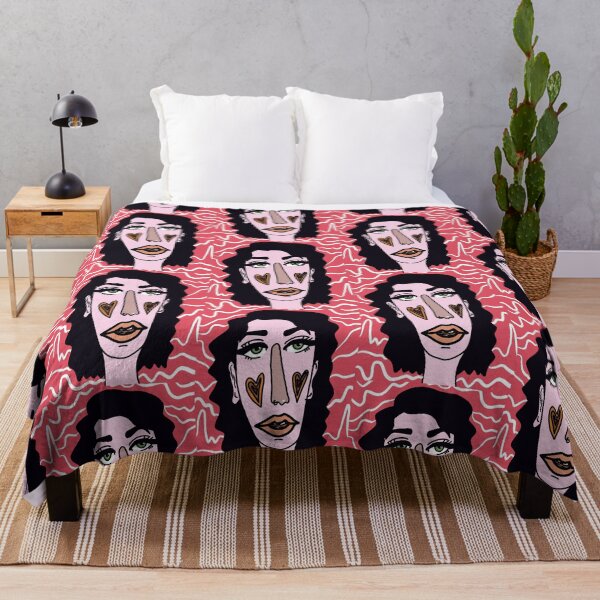 Item preview, Trippy Valentines Girl Portrait designed and sold by artbylilli.