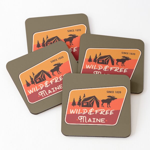 Item preview, Maine Wild and Free designed and sold by AceOneDesign.