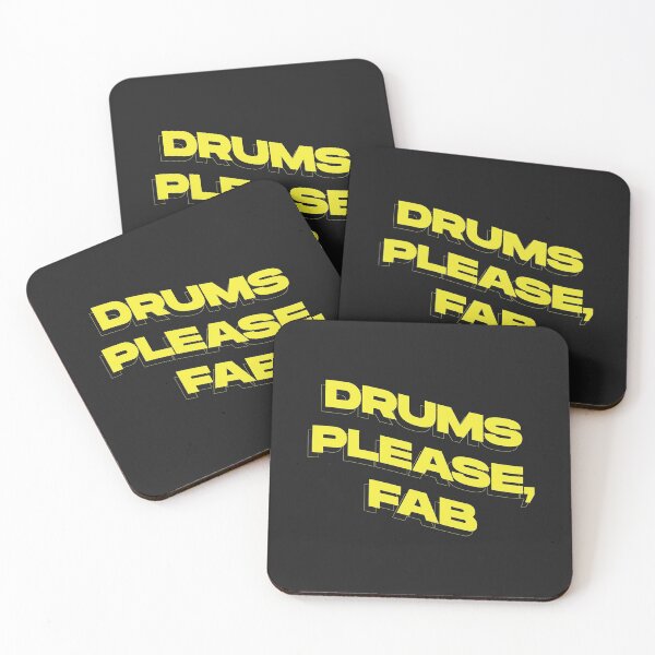 Item preview, Drums Please, Fab - Yellow Warped designed and sold by oscarlobban.