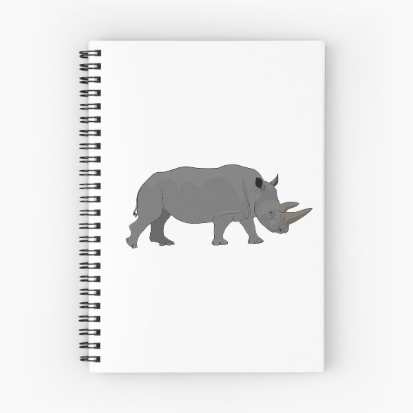 Item preview, Black rhinoceros designed and sold by The Sleepy Monito.