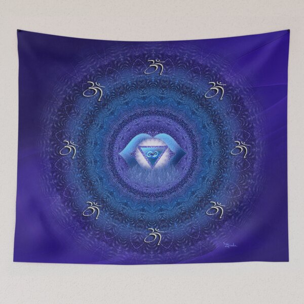 Item preview, Ajna Chakra Mandala designed and sold by RGiadaArtShop.