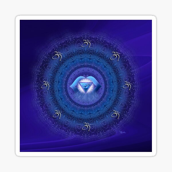 Item preview, Ajna Chakra Mandala designed and sold by RGiadaArtShop.