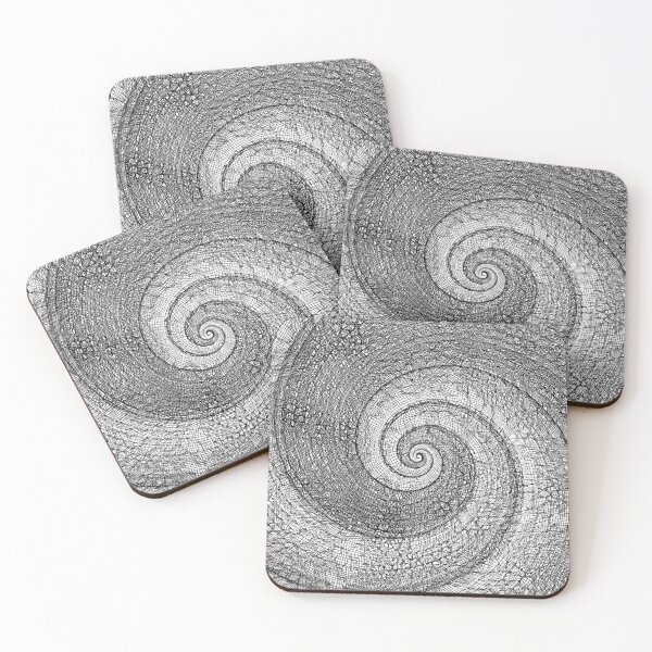 Item preview, Fibonacci spiral DeepStyle abstraction designed and sold by blackhalt.