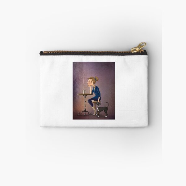 Item preview, A lady with a cat and candles designed and sold by Anamika Mehta.
