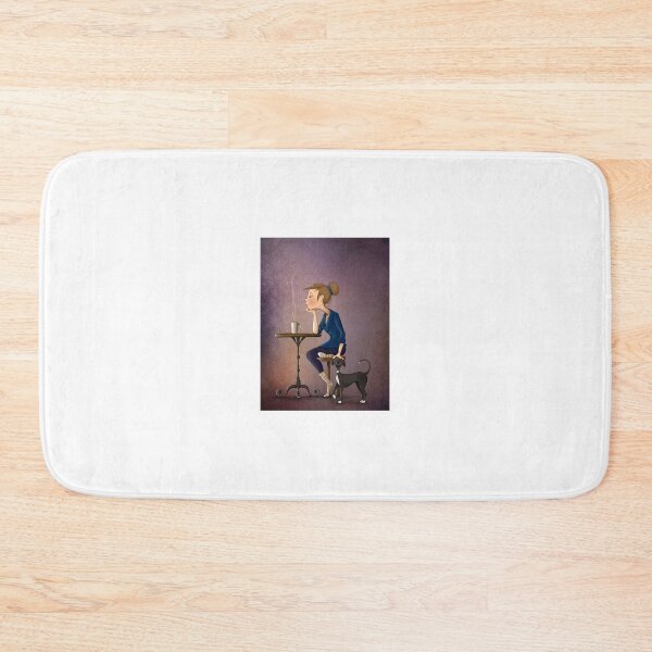 Item preview, A lady with a cat and candles designed and sold by Anamika Mehta.