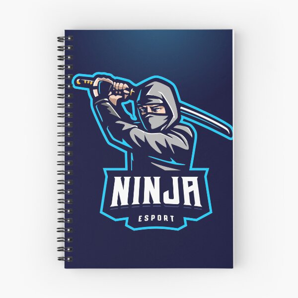 Item preview, Ninja Blue Background Esport Logo  designed and sold by Peekonet.