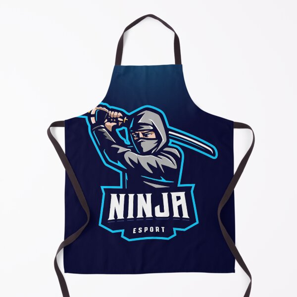 Item preview, Ninja Blue Background Esport Logo designed and sold by Peekonet.