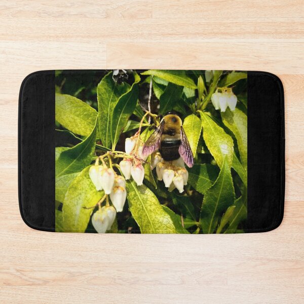 Item preview, Native Bumblebee Pollinating A Blossom Color Photo Design designed and sold by EarthArtDesigns.