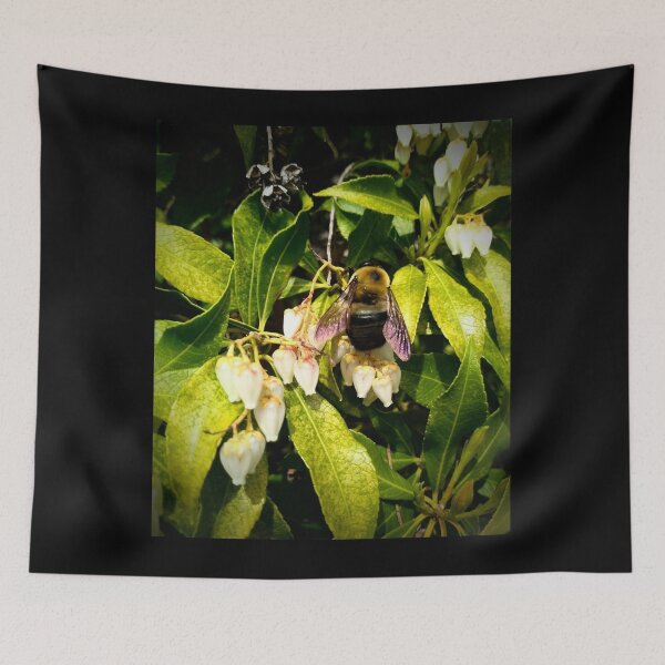 Item preview, Native Bumblebee Pollinating A Blossom Color Photo Design designed and sold by EarthArtDesigns.