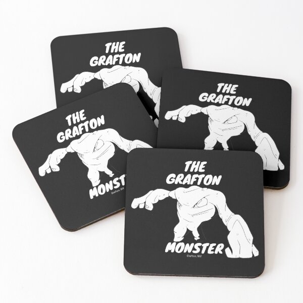 Item preview, The Grafton Monster (white text) designed and sold by CleverCryptid.