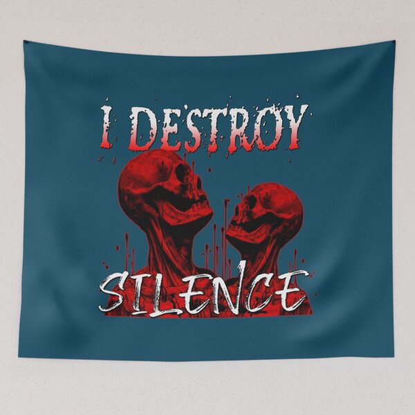 Aperçu de l'œuvre Détruire le silence créée et vendue par RetrologyShop.
