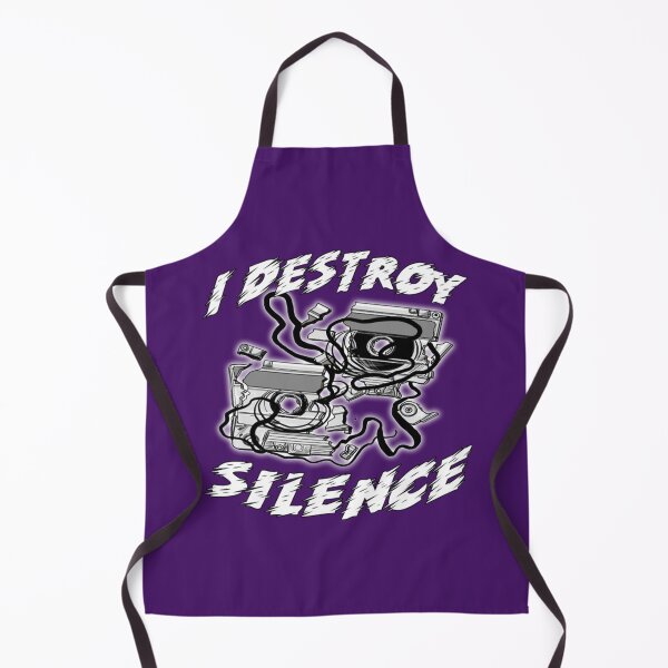 Item preview, I Destroy Silence Old School designed and sold by RetrologyShop.