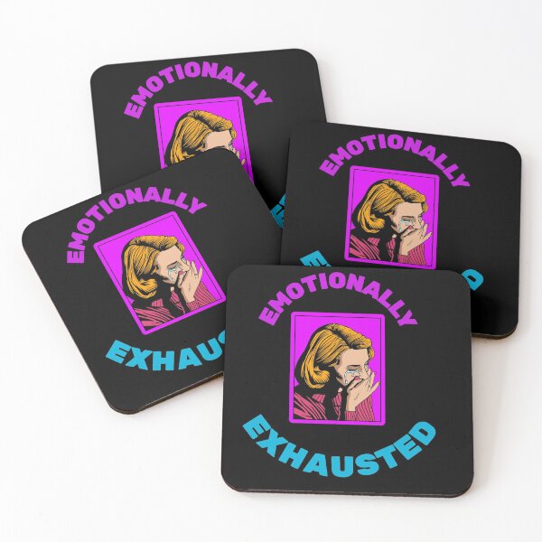 Item preview, Emotionally exhausted - quotes designed and sold by mr&mrsmalik malik.