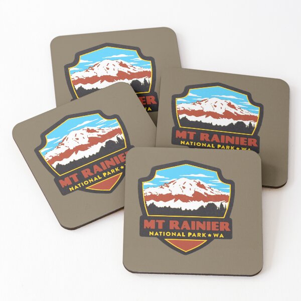 Item preview, Mt Rainier National Park  designed and sold by SwampfoxDesign.