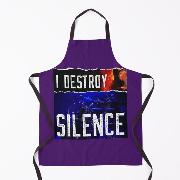 Item preview, I Destroy Silence Old School designed and sold by RetrologyShop.