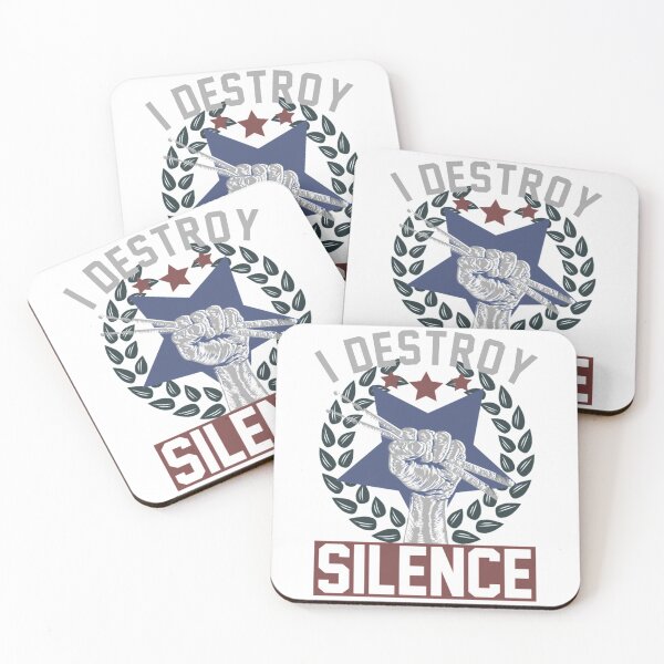 Artikelvorschau, Zerstöre Silence Drummer entworfen und verkauft von RetrologyShop.