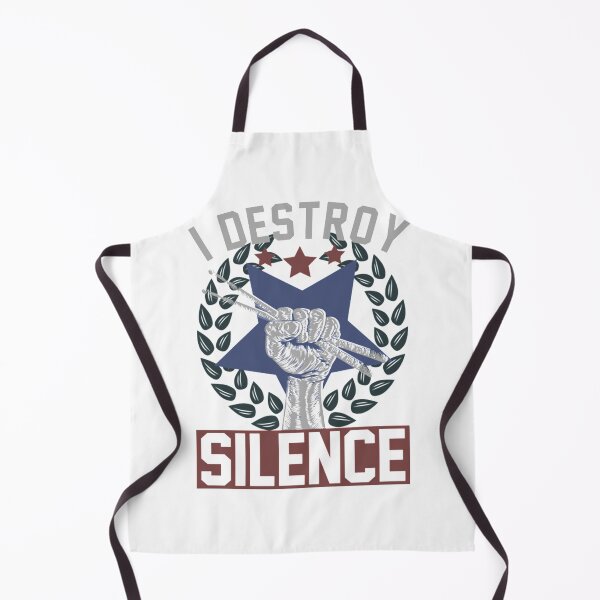 Item preview, Destroy Silence Drummer designed and sold by RetrologyShop.