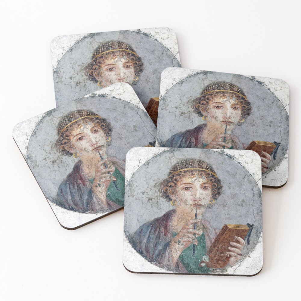 Sappho Coasters (Set of 4)