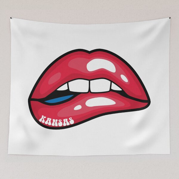 Item preview, University of Kansas Lips designed and sold by kkosmicki.