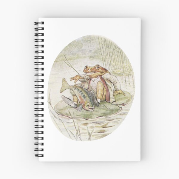 Item preview, Cottagecore Aesthetic Jeremy Fisher Frog Beatrix Potter cute frog and fish designed and sold by All Things Wild.