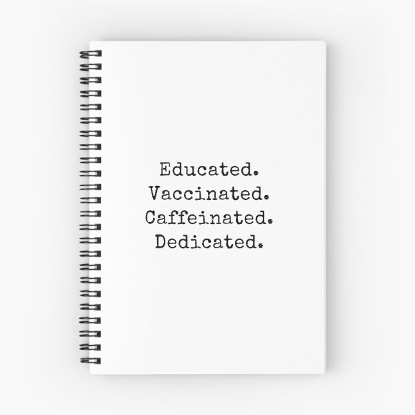 Item preview, Back to School - Educated Vaccinated Caffeinated Dedicated - Gifts for Teachers designed and sold by DesignByLeo.