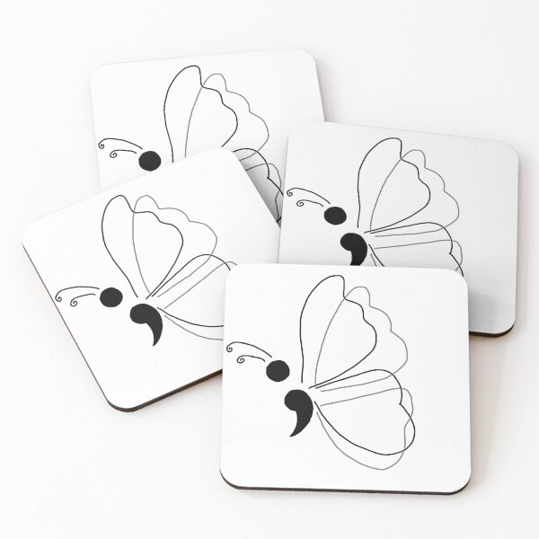 Item preview, Semicolon butterfly  designed and sold by Nora Anderson.