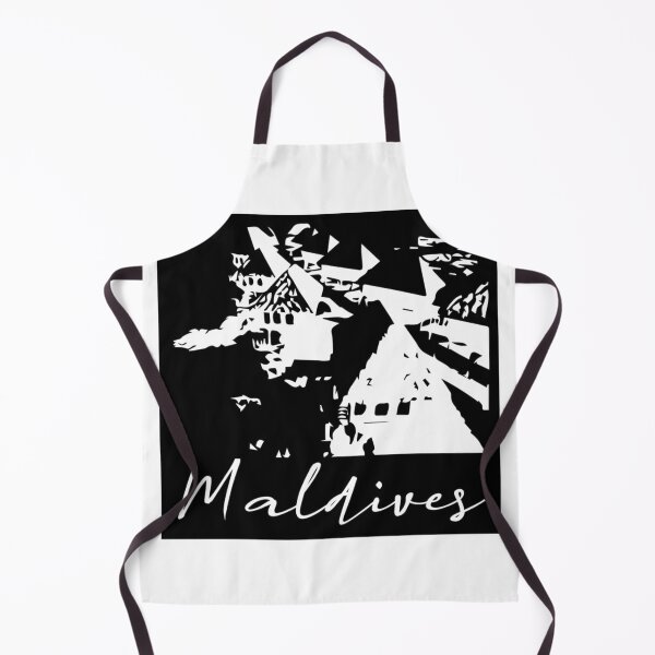 Item preview, Maldives T-shirts gift for all - holidays black and white vibes on the island beach designed and sold by Shirt-u.