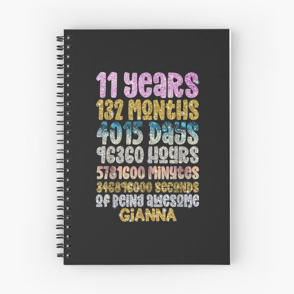 Item preview, 11th Birthday Personalized Name Gianna 11 Years of Awesome TShirt14 designed and sold by pennyzella.