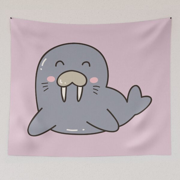 Item preview, Cute Walrus Doodle designed and sold by SLAG-Creative.