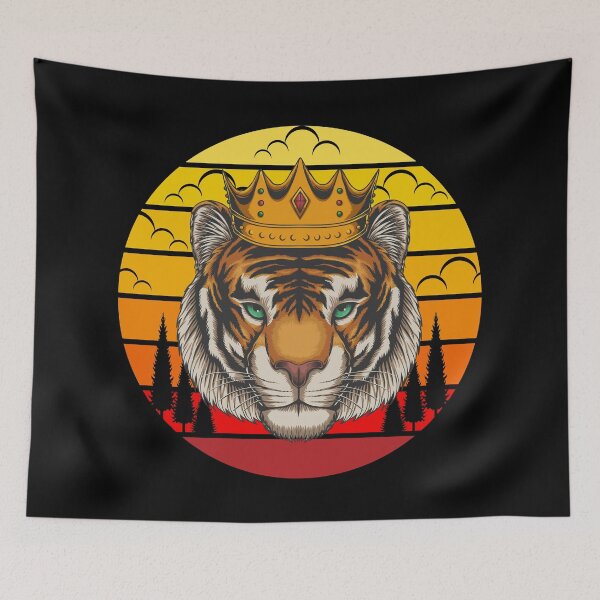 Item preview, Tiger King Sunset Retro  designed and sold by onjcdesign.