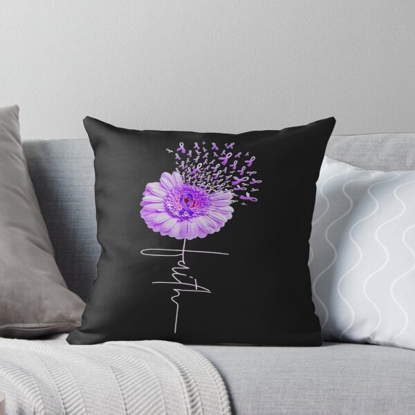 Item preview, Camiseta con cinta morada de amor de esperanza de girasol de fe de conciencia de Alzheimer designed and sold by pennyzella.