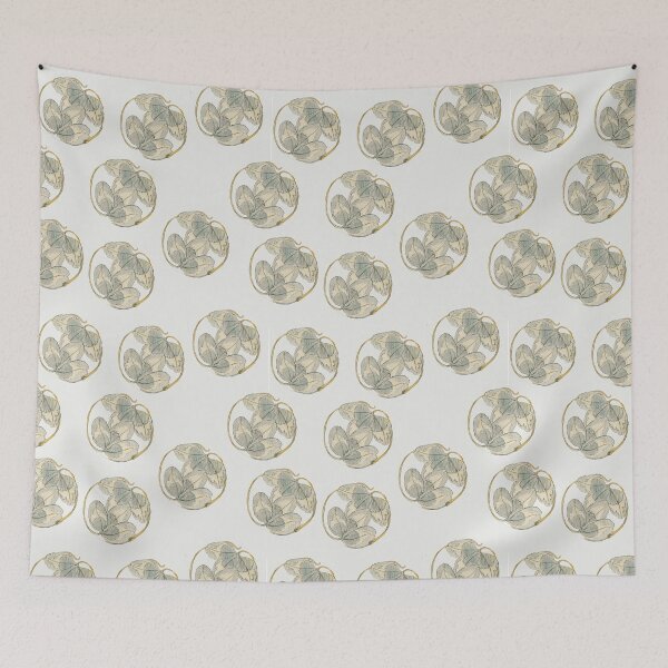 Item preview, Water color and pencil leaf pattern  designed and sold by wavethreat.