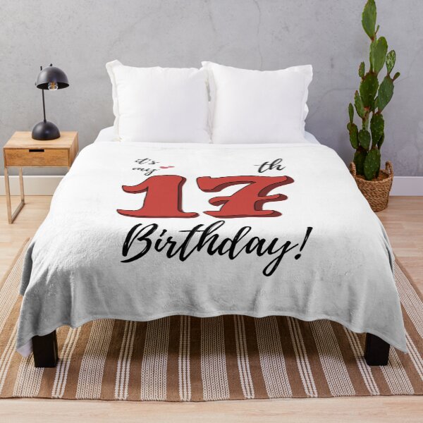 Item preview, It's My 17th Birthday quote designed and sold by WayneTower.