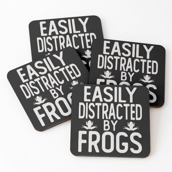 Item preview, easily distracted by frogs designed and sold by alaechamlal.