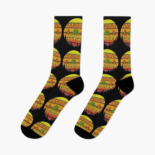 Item preview, Camping Therapy Sunset Retro  designed and sold by onjcdesign.