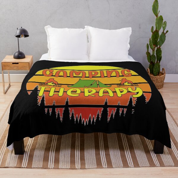 Item preview, Camping Therapy Sunset Retro  designed and sold by onjcdesign.