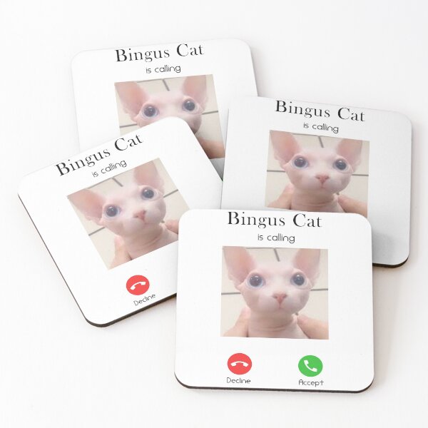 Item preview, Bingus Cat is calling, Bingus cat memes designed and sold by Aymanerachif.