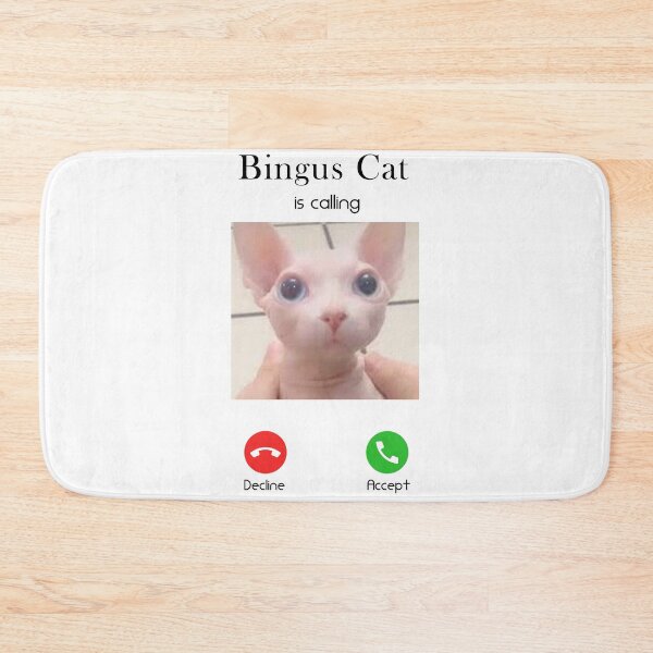 Item preview, Bingus Cat is calling, Bingus cat memes designed and sold by Aymanerachif.