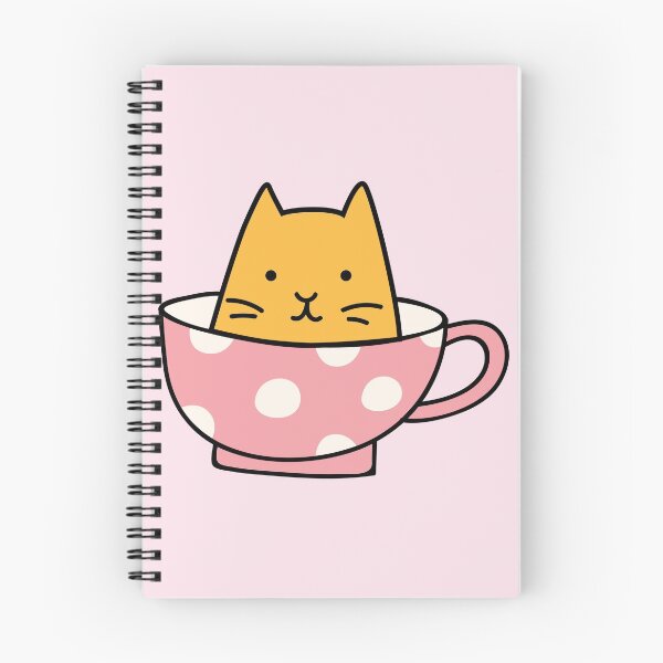 Item preview, Cute Cat in a Tea Cup Doodle designed and sold by SLAG-Creative.