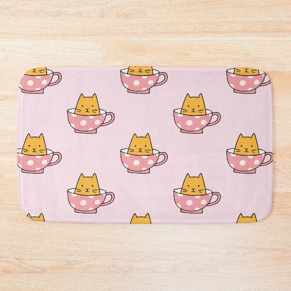 Item preview, Cute Cat in a Tea Cup Doodle designed and sold by SLAG-Creative.