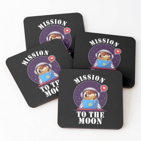 Item preview, Doge-1 Funny Mission To The Moon Dogecoin Hodl Crypto Doge  designed and sold by ZimbomDesigner.