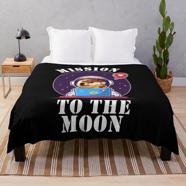 Item preview, Doge-1 Funny Mission To The Moon Dogecoin Hodl Crypto Doge designed and sold by ZimbomDesigner.