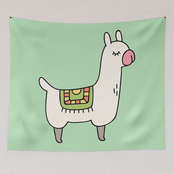 Item preview, Cute Llama Doodle designed and sold by SLAG-Creative.